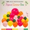 Tropical Hot Pink and orange flamingo Balloons garland arch kit 130pcs with pineapple for Summer Beach luau aloha theme party decorations Pool Party Supplies